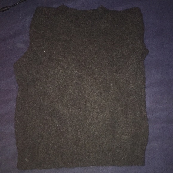 Grey Polo Lamb Wool Sweater - Picture 3 of 3